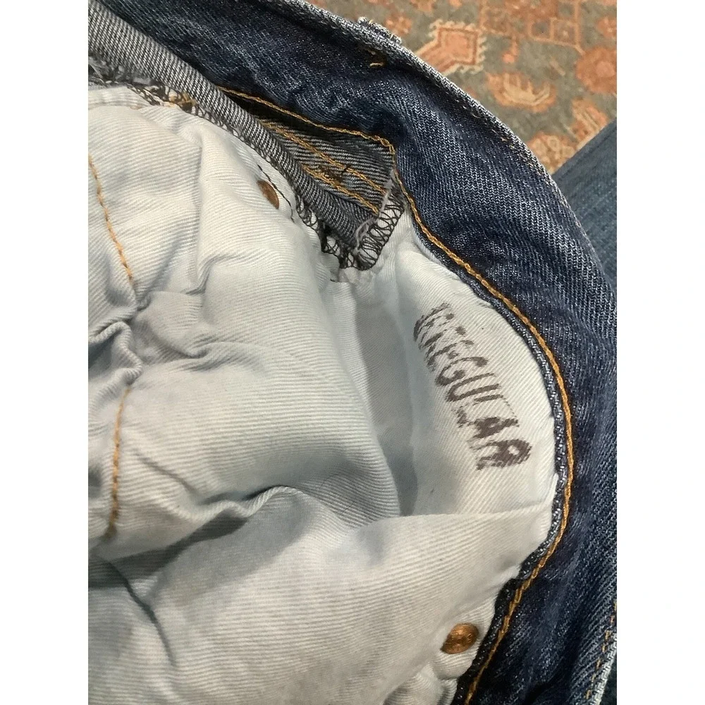 Levi's Premium 501 Big E Straight Leg  Blue Jeans Men's size 50x30 NEW